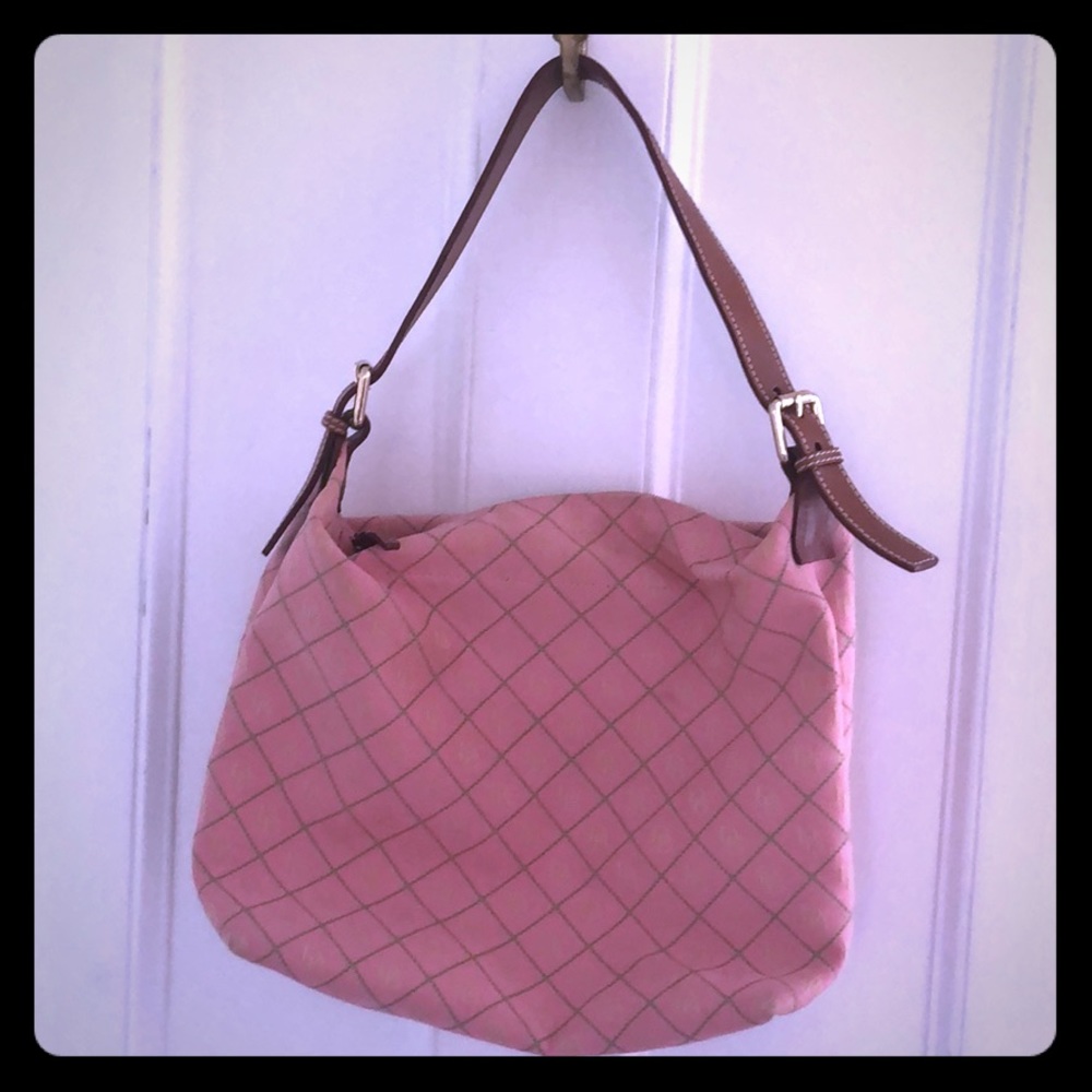 Vintage Pink Monogram Dooney and Burke Purse